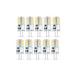 Lampadina LED G4, luce bianca calda, 10 LED G4 12 V, 3 W, luce bianca calda 3000 K, 48 x 3014 SMD, sostituisce lampadine alogene da 30 W, senza precio