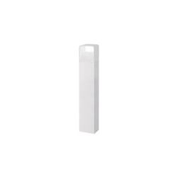 Doninni - Lampada a stelo a LED per esterni, 1 luce, in alluminio, plastica, IP44, colore: Bianco - Eglo en oferta