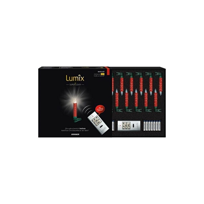 Lumix 75566Â Superlight Crystal Wireless Mini Set di candele in espansione, 0.01Â W, Cashmere, 1.5Â x 1.5Â x 9Â cm - Krinner