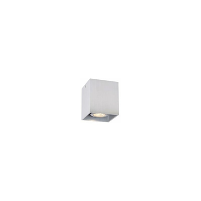 Lucide 09101/01/12 Bodi Plafonnier Carré Aluminium GU10 8,2 x 9,5 cm
