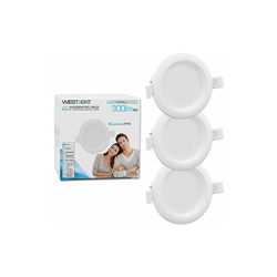 3x Faretto LED da incasso 4W 300lm 3000K ultra leggero 230V - Westlicht características