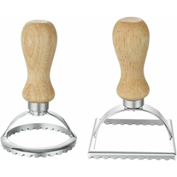 Ravioli Ravioli Formina per biscotti Stampo per ravioli vecchi Ravioli Taglia ravioli Tondi e quadrati Taglia ravioli Pasta 2 pezzi - Litzee en oferta