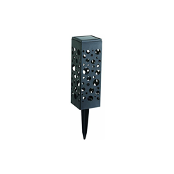 0516-Lampada a energia solare in plastica, colore: nero, 282/181 x 59 cm - Galix en oferta