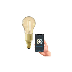 CALEX Smart Home - Lampadina LED a filamento dorato, P45 E14, 220-240 V, 4,5 W, 400 lm, 1800-3000 K, goud en oferta
