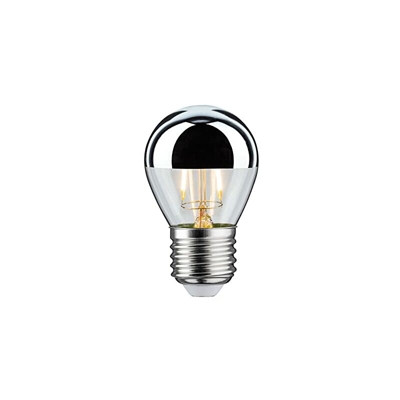 28483 Goccia LED 4,5W E27 testina a specchio argento 2700K regolabile - Paulmann