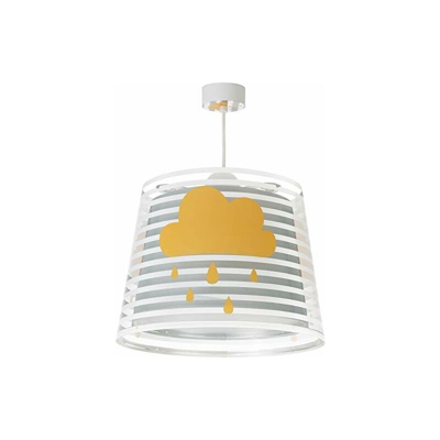 Light Feeling - Lampada da soffitto per bambini, 60 W, colore: grigio - Dalber