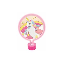Lexibook- Lampada al Neon Unicorn, Camera da Letto Kid Nightlight, Luce Decorativa di Tendenza di Colore per Le Ragazze, ROSEO precio