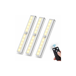 Luce notturna 10Â luci di LED, Sensore di movimento di luce di gabinetto di LED, luce portatile alimentata da batteria luce adesivo di banda características