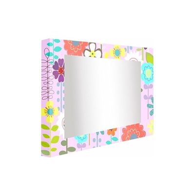 Viola Specchio con Luce per Camera Bambini, Acrilico, Multicolore, 100Â x 5.3Â x 80Â cm - Ccretroiluminados