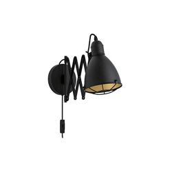 Lampada da Parete, Nero, Oro - Eglo precio