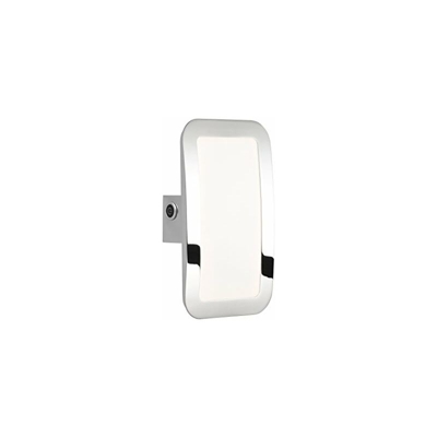 Applique da Parete Integriert, 8 W, Argento, 25 x 15 x 6.2 cm - Wofi