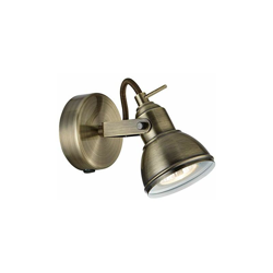 Searchlight Industriale 1 LT Antique BRASS SPOTLIGHT 50 W, ottone anticato características