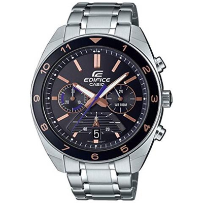 Orologio Casio Con Quarzo Giapponese Cinturino In Acciaio Inox Efv-590d-1avuef