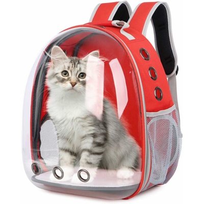 LITZEE Zaino per animali domestici Zaino portatile per animali domestici Zaino da viaggio per animali domestici Capsula spaziale traspirante