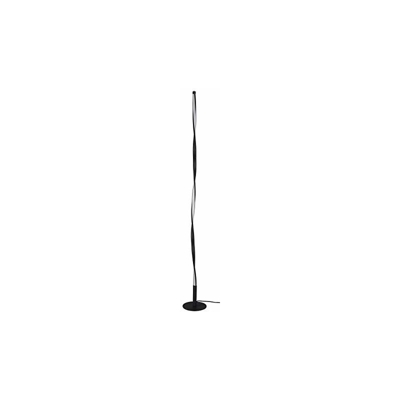 Reality Leuchten Spin Lampada a Stelo. 10.5 W, Nero Opaco