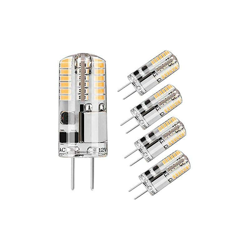 Lampadine LED G4, bianco caldo, 3000 K, 12 V AC/DC, 2 W, ricambio 20 W, lampadine alogene LED, G4, equivalente a Bi-Pin tipo JC, risparmio en oferta