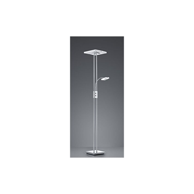 Reality Leuchten Reality R42782106 Avignon Piantana, 1500K,1500 Lm, 4.5, 1xSMD 20 W LED, Cromo/Bianco/Nero, 28.5x180x36 cm Integriert, 36.0 x 28.5 x