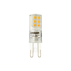 BASE - Lampadina a LED PIN con attacco G9, 2,60 W, ricambio per lampadina da 30 W, luce bianca calda (2700 K), confezione da 10 - Osram características