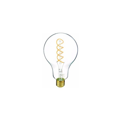 RFDMGE160GS Lampadina LED E27 vintage con attacco E27, con angolo di illuminazione a 320°, 4 W, equivalente a 27 W, 280 lm, con filamento E27, luce