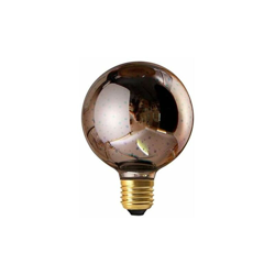Girard Sudron 16015-LED 95 mm Globe G95 lampadina a filamento LED con effetto 3D, E27, finitura 4 W, argento en oferta
