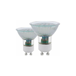 11539-Lotto di 2 lampadine a LED GU10, 4200 K, 5 W, 400 lumen, luce del giorno - Eglo en oferta
