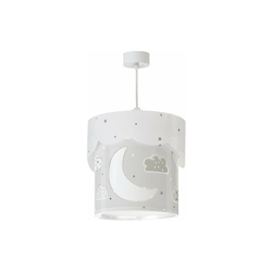 Dalber Moon - Lampada da soffitto per bambini, motivo luna e stelle, 60 W, colore: grigio características