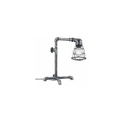Trio Leuchten Lampada da Tavolo E27, 60 W, Silberfarbig Antik, 40 x 25 x 40 cm en oferta
