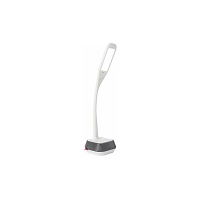 Sulion Sartre Lampada da scrivania LED, Altoparlante Bluetooth alla Base, Colore Bianco 12 W
