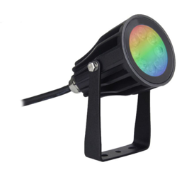Proiettore esterno nero 230Â V 9Â W RGB + bianco IP65 precio