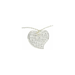 Lyyt - Batteria a forma di cuore argentato Cuore argento 4 características