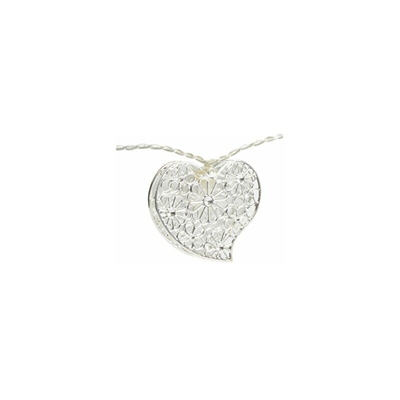 Lyyt - Batteria a forma di cuore argentato Cuore argento 4