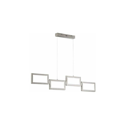 WOFI - Lampada a sospensione per interni, in nichel opaco, stile moderno, in plastica, 59 W características