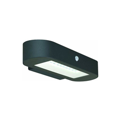 VOM069219 VOM69219-Applique solare modello Voda-nero, 500 Lm-6500 K-IP44-con rilevatore di movimento, nero - Voltman en oferta