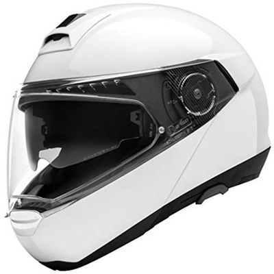 4549168360 C4 Pro - Casco Per Moto Unisex - Adulto, Bianco (glossy White), 63 (xxl), 1 Pezzo
