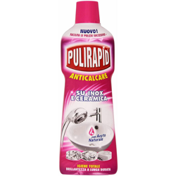 Detergente Anticalcare Inox e Ceramica con Aceto Naturale 750ml - Pulirapid características