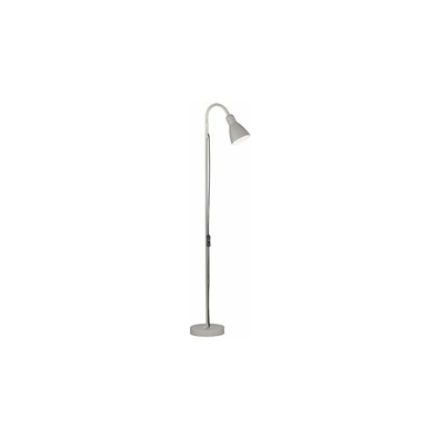 Fischer & Honsel Lampada a stelo Lolland, 1 x E27, max. 25,0 Watt, grigio sabbia, braccio flessibile, 40100, 18 x 18 x 121 cm (L x P x A)