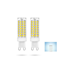 imoli 2 lampadine a LED G9, 5 W, 6000 K, 88 LED, AC 120 V/230 V, non dimmerabile, senza sfarfallio, grandangolare, per comodino, soggiorno, en oferta