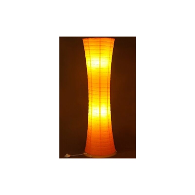 Lampada da terra di design moderno I lampada di carta di riso in arancione rotondo TG1230-026 alta 125 cm come salotto Deco lampada I paralume