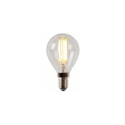LED BulbÂ â??Â filamento lampadaÂ â??Â Ã? 4,5Â cmÂ â??Â LED dim.Â â??Â 1Â X 4Â W 2700Â KÂ â??Â Trasparente - Lucide