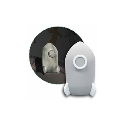 reer lumilu Sweet Dreams Rocket - Luce notturna a forma di razzo per battesimo, regalo di compleanno per ragazzi e ragazze