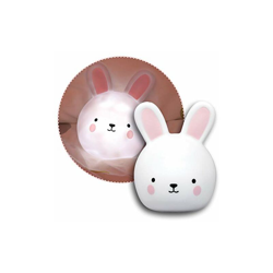 Lumilu Touch Light Bunny, luce notturna 2 in 1 con coniglietto e luce da parete, ottima idea regalo per battesimo e compleanno per ragazzi e ragazze características