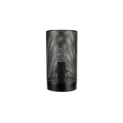 48100 Black Max. 20W E14 Lampada Mesh Rete Metallica Nero Luce da Tavolo 230V Metallo - Pauleen
