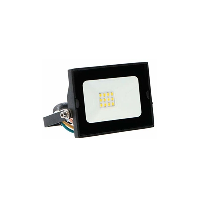 ® FARETTO LED ESTERNO IP65 10W 800LM LUCE BIANCO NEUTRA 4000K DISPLAY IN VETRO TEMPERATO CORNICE ORIENTABILE E DRIVER INTEGRATO Protezione dagli urti
