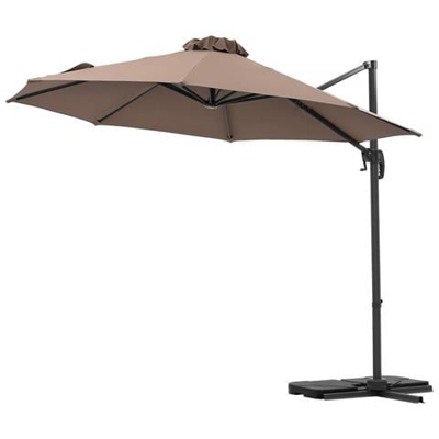 Parasol Garden ''''sun'''' - Rotonda - Ø 3,5 M - Taupe