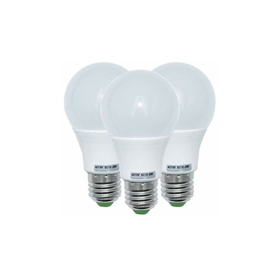 Lampadina a LED Edison E27, 5 W, attacco a vite, 480 lm, 50 W, equivalente a 12 V, luce bianca calda, 3000 K, confezione da 3