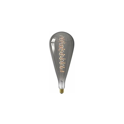 426002 - Lampada LED Malaga, 220-240 V, 6 W, 90 lumen, E27, 2100 K, dimmerabile, colore: Titanio - Calex