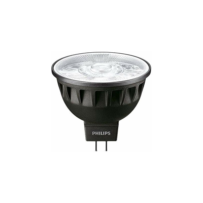 9LADFP83 A - Faretto LED in vetro, 7,5 W, GU5.3, luce bianca calda, 5,1 x 5,1 x 4,6 cm - Philips