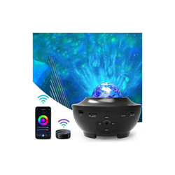 Smart wifi Proiettore Stelle Soffitto Luce Musicale Notturna con Alexa Echo e Google Home Bluetooth, Telecomando, Funzione Timer, Luci Notte per características