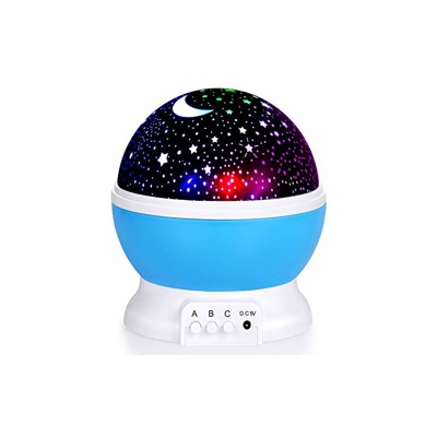 Proiettore cielo stellato, luce notturna a LED, rotazione a 360°, lampada romantica, LED, perfetta per feste, cameretta dei bambini, regalo di Natale