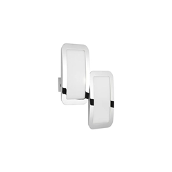 WOFI Applique da Parete Integriert, 16 W, Chrom, 35.5 x 30 x 7.1 cm características
